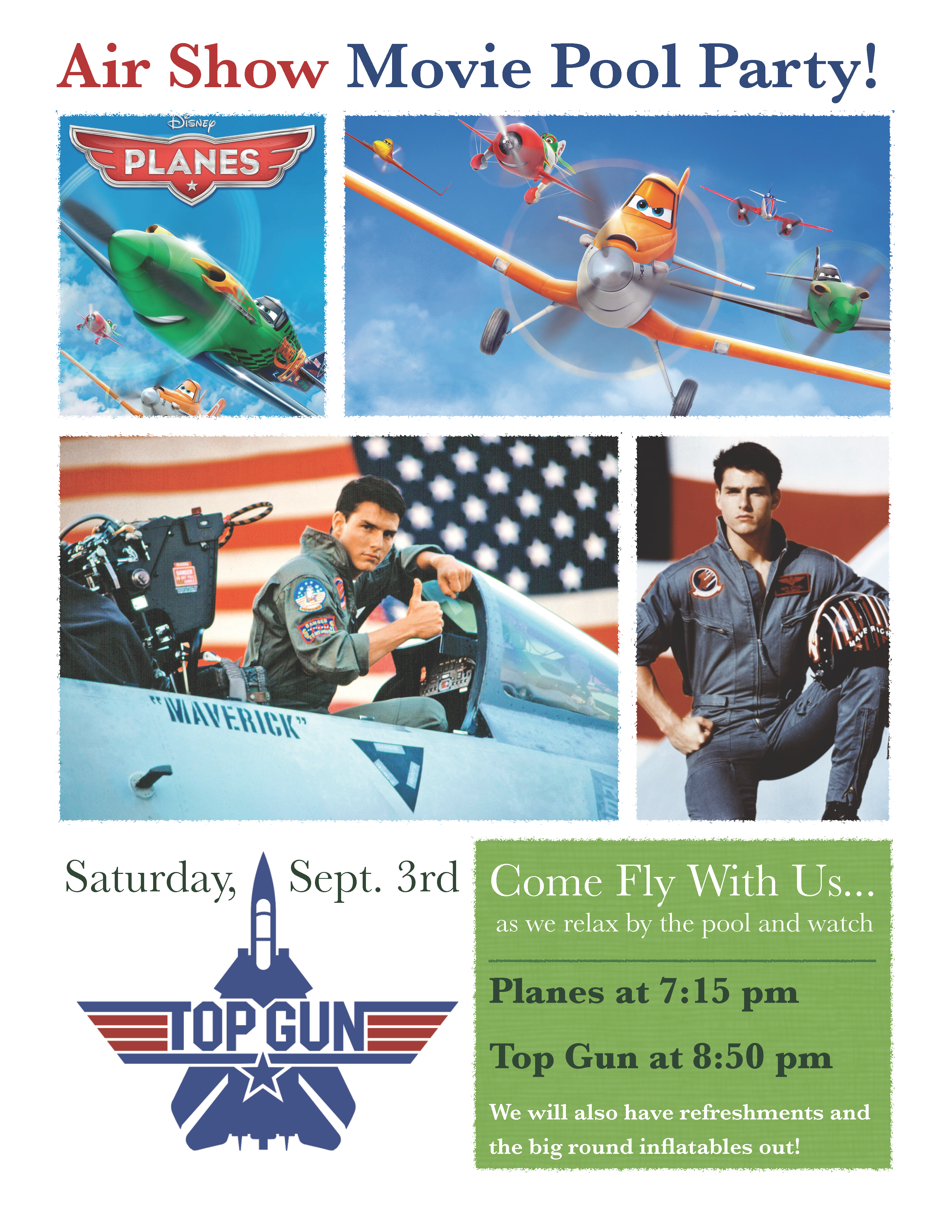 Air Show Movie Party